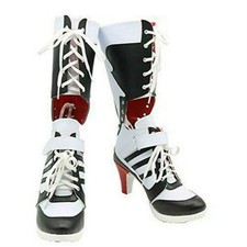 Batman Comics Suicide Squad Harley Quinn Cosplay Boots HighQuality Costume Shoes