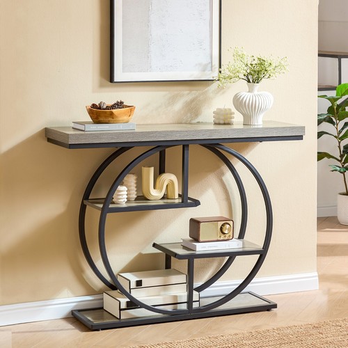 Console table 105cm industrial - console,