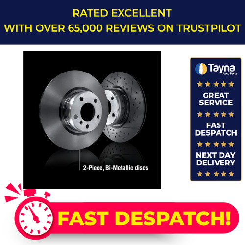 Brake discs pair vented - 2x,