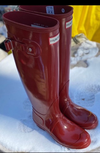 Hunter original gloss red tall - hunter,