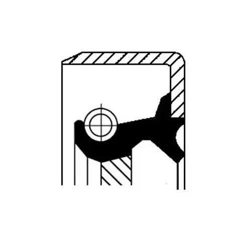 Gearbox shaft seal - , acm