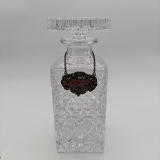 Heavy Cut Glass Square