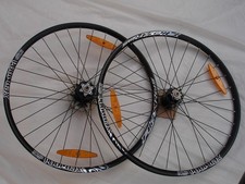 Alex XCR 100d 26" MTB Wheelset – Black Disc Rims, 32 Spokes, Shimano Cassette, U