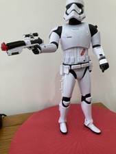 Disney Store Large Figure  Star Wars Stormtrooper Talking Action Figure 14"(N26)