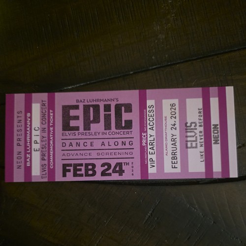 Epic elvis presley concert - epic:,