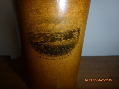 Antique mauchline ware wooden - antique,