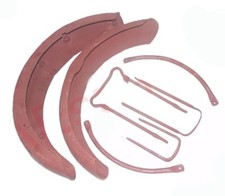 Bsa C12 Front Rear Mudguard