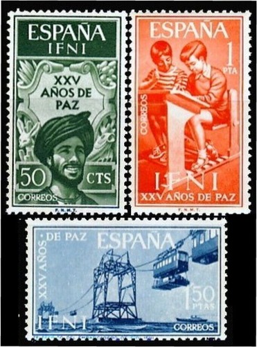 Spanish ifni stamps - spanish, 1965