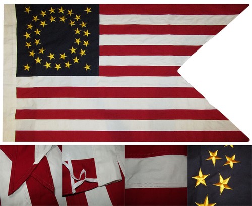 Union cavalry guidon cotton - cavalry,