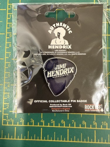 Jimi hendrix purple plectrum - jimi,