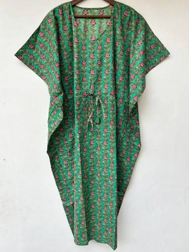 Indian green floral handmade - indian,