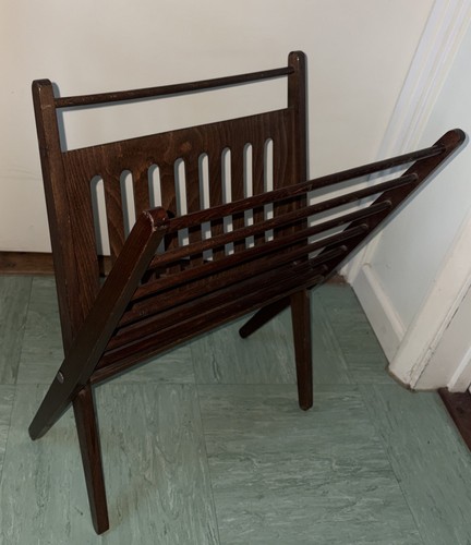 Vintage teak folding - vintage, magazine