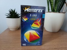 Memorex blank vhs video e180 - -,