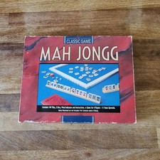 Mah Jongg by Gibsons Games. 144 piece set. vintage, enamel, Chinese traditional