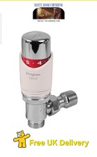 Drayton TRV4 Classic Thermostatic Radiator Valve 15mm Angled Valve