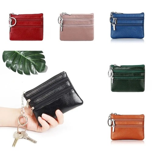 Women key ring leather - key, mini