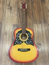 Vintage 1960’s Acoustic Guitar - Model K230 Made In Korea Floral Pattern