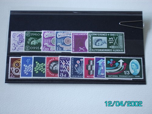 1960 1962 mnh - gb,