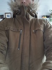 Parka jacket, green, womens