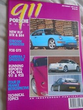911 & Porsche World Jul/Aug 1993 No 16 RUF BTR & BR4, 928 GTS, Strosek Speedster