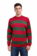 Red & Green Striped Knitted