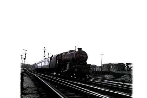 Steam locomotive 35mm slide - locomotive,