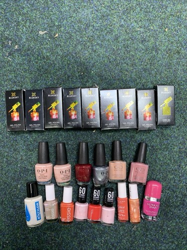 Joblot bluesky gel nail polish - nail,