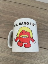 Mr Bang Tidy - Tea Coffee Cup TV Show - White Novelty Mug Mr Men