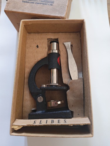 Vintage students microscope - students,