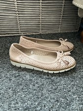 Soleflex Ladies Size 5 (38) Pink Flat Shoes
