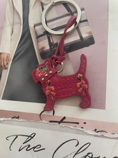 Radley Pink Leather Dog Tag /
