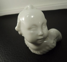 Augarten Porcelain Angel Bust Figurine Figure Porzellan Engel Büste Figur Wien