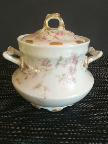 Antique sugar bowl with - antique,