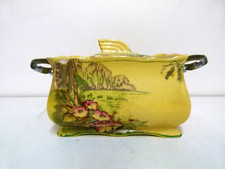 PORCELAIN BISCUIT TIN 1930s