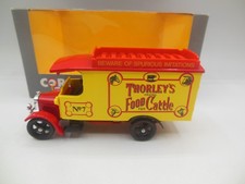 Corgi C859 1929 Thornycroft Box Van & Roofrack Thorley's Cattle Feed 1:43 Scale