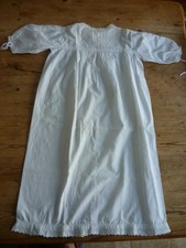 Vintage christening gown white