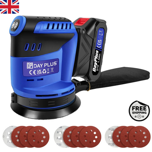 21v cordless orbital sander - cordless,
