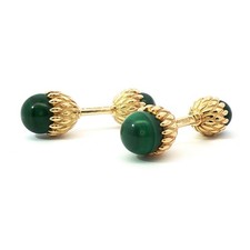 A Pair Of 18 Carat Yellow Gold