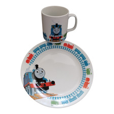 Thomas Plate & Mug Set Porcelain Tank Engine Portmeirion 2014 - Preloved VGC