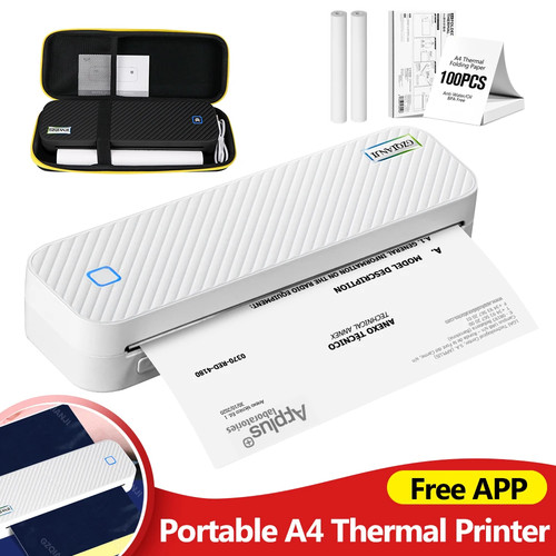 Portable thermal printer - a4,
