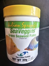 Julian Sprung's Sea Veggies Green Seaweed Fish Food, 30g Marine Aquarium