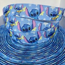 YARD DISNEY STITCH LILO CHILDREN GROSGRAIN RIBBON CHARACTER CRAFT CAKE BOW