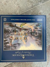 Thomas Kinkade Painter of Light 1000 Piece Puzzle The Night Before Christmas