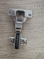 Ferrari Slide-on Flat hinge 40 mm with base for wooden door