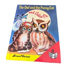 Owl and The Pussy-Cat & Calico Pie  Edward Lear Vintage H/B 1980 Vgc