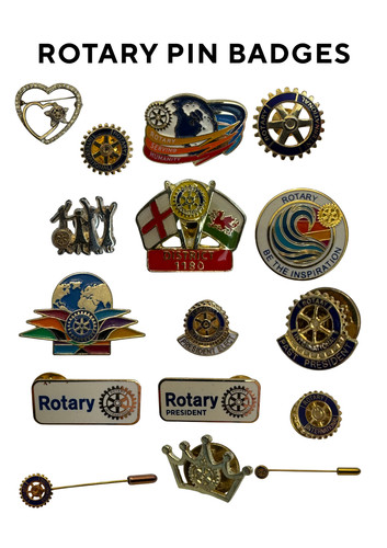 Rotary pin badges - pin,