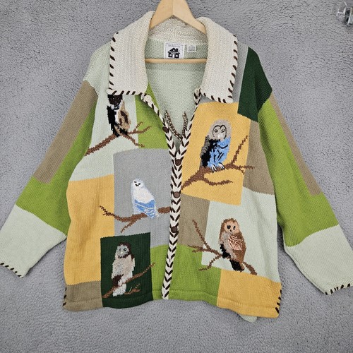 Storybook knits owl - knits, button