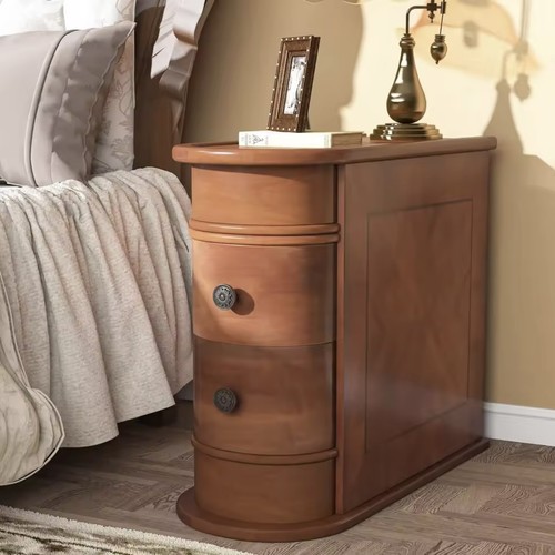 Wooden bedside table 60cm - wooden,