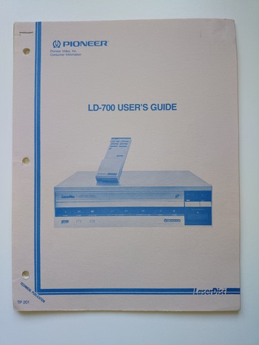 Pioneer 700 laserdisc - -,