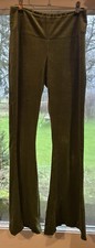 Green Velvet Pull On Flares. Size 8